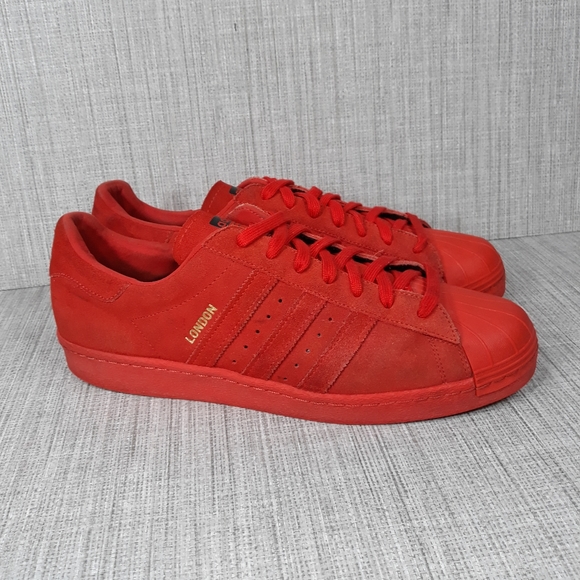adidas superstar london red